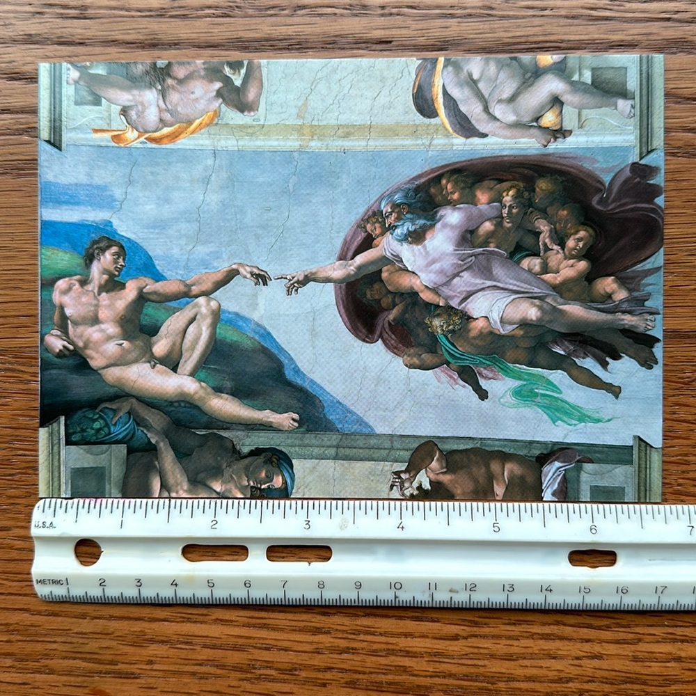 4 postcards from Sistine Chapel in Vatican - Picture 2 of 9